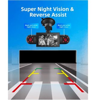 Dash Cam 360° Full HD 1080p 64GB Wi-Fi