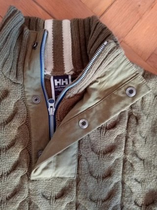 Jersey Helly Hansen Verde Oliva Cable Knit