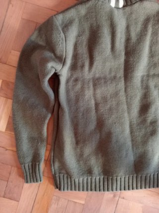 Jersey Helly Hansen Verde Oliva Cable Knit