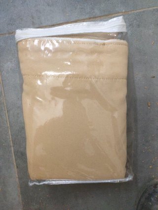 MIULEE Cortinas Opacas beige oscuro 245x140