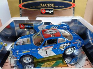 1/18 MODELLO RENAULT ALPINE TOUR DE CORSE BURAGO