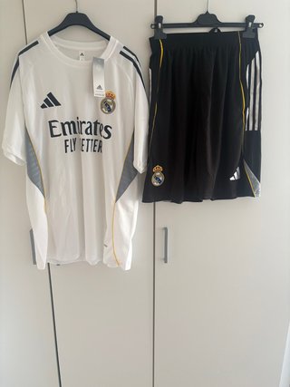 Conjunto Real Madrid Blanco y Negro