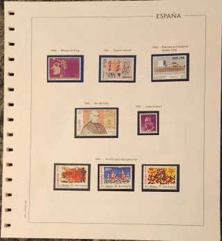 Sellos colección completa 1992 EDIFIL