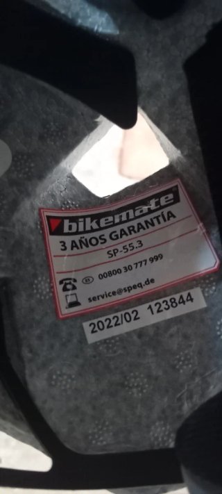 Casco niño con luz atras