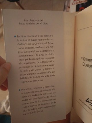 I Certamen andaluz de escritores noveles