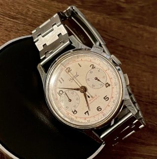 Orologio cronografo vintage Ogival Landeron 148