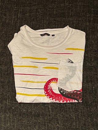 Camiseta Antony Morato blanca estampado serpiente