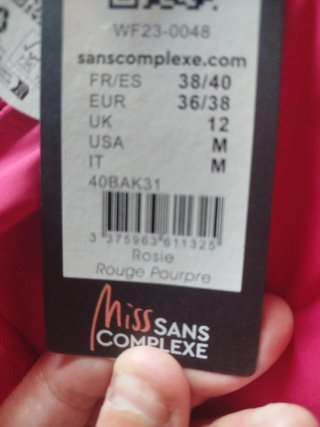 Braga menstrual Miss Sans Complexe T.M