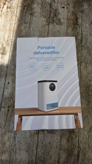 Deshumidificador Portátil LED Bajo Ruido