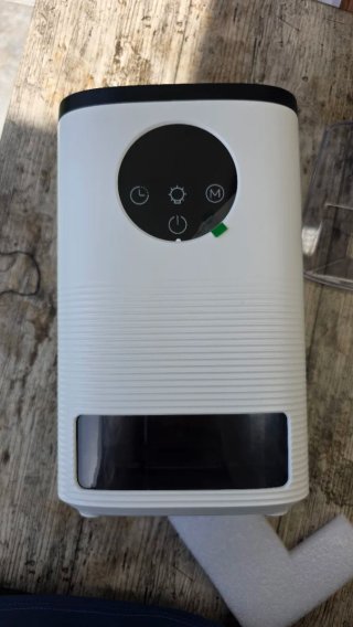 Deshumidificador Portátil LED Bajo Ruido