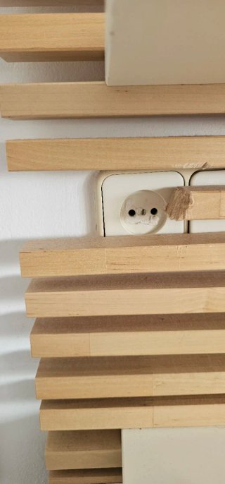 Cabezal IKEA MANDAL abedul/blanco 240 cm