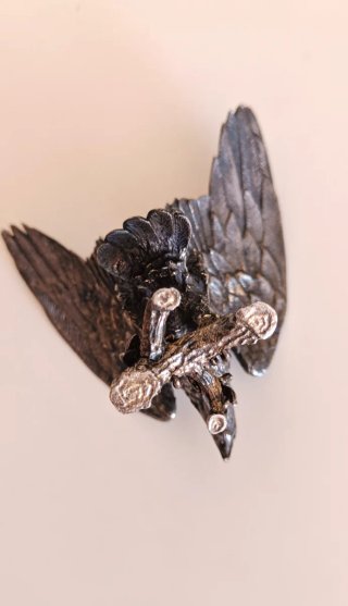 Escultura Águila Vintage Metal