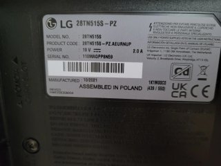 Smart TV LG 28 Negro/Gris