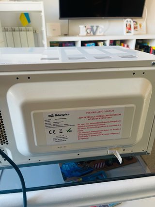 Microondas Orbegozo Grill Blanco