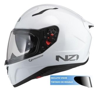 casco integral nzi FRECCIA DUO SOLID NOUVEAU WHITE
