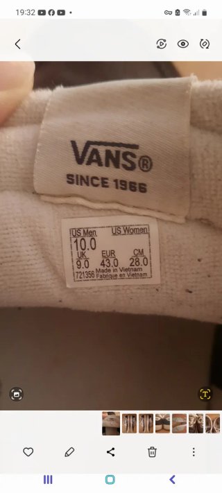 Vans Zapatillas número 43
