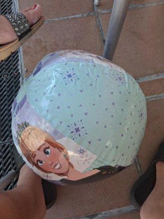 Pelota hinchable Elsa Frozen