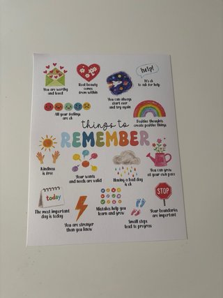 Set di 9 poster con frasi motivazionali