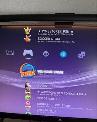 PS3 Slim 1TB con juegos PS1, PS2, PS3