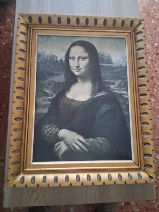 Lienzo La Gioconda enmarcado