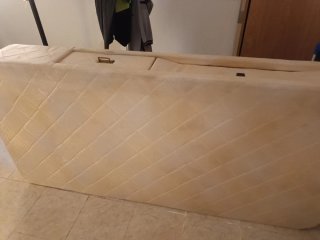 Base de cama 90x190 Tela Beige