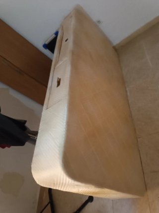 Base de cama 90x190 Tela Beige