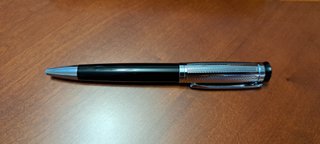 Bolígrafo Pierre Cardin Negro y Plateado