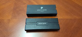 Bolígrafo Pierre Cardin Negro y Plateado