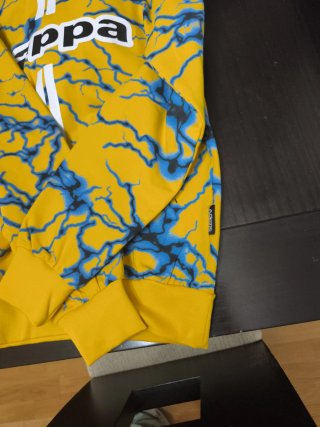 Sudadera Kappa Amarilla Rayos Niño 12 Años