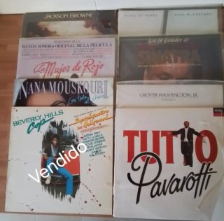 Discos de vinilo LPs.