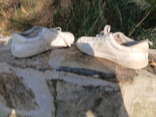 Zapatos blancos talla 41