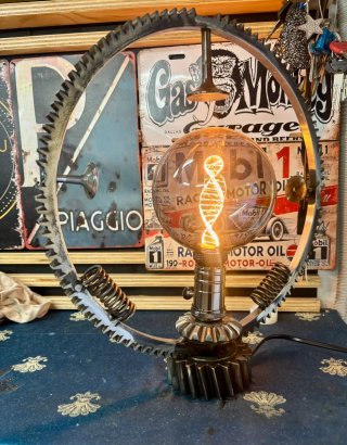 Lampada design industry steampunk