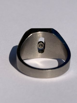 Messika Move Titanium Ring Diamonds Full Set