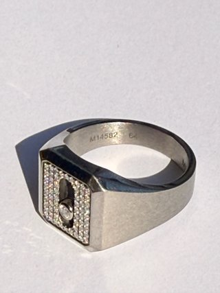 Messika Move Titanium Ring Diamonds Full Set
