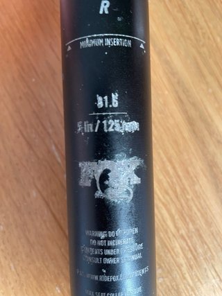 Tija FOX Transfer Factory Kashima 125mm