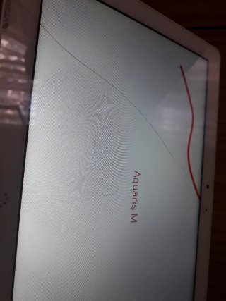 Tablet BQ Aquaris M Blanca