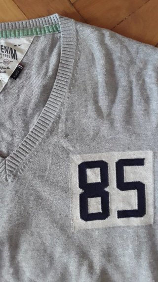 Jersey Tommy Hilfiger Gris Talla XL