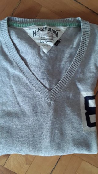 Jersey Tommy Hilfiger Gris Talla XL