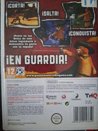 Wii El Gato con Botas Juego + Manual