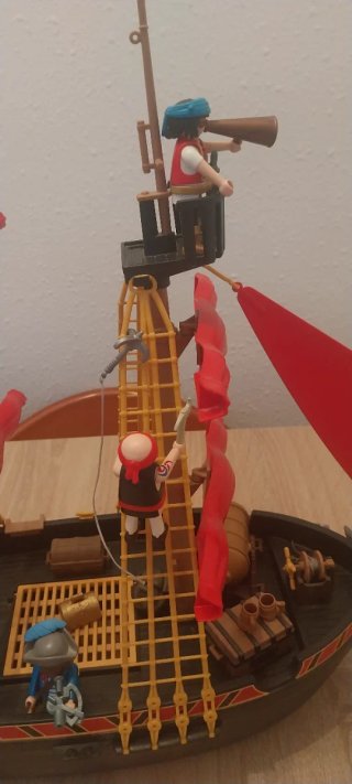 Playmobil,barco,lote,piratas,fortaleza,isla,fortin