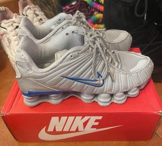shox nike zapatillas grises