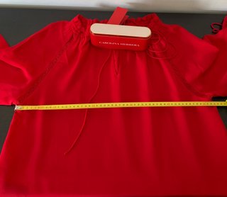 Vestido dos piezas seda Carolina Herrera