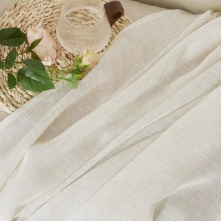 Cortinas lino Semitransparente beige 210x140