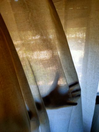 Cortinas lino Semitransparente beige 210x140