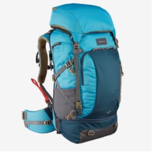 Mochila de montaña Forclaz Azul/Verde