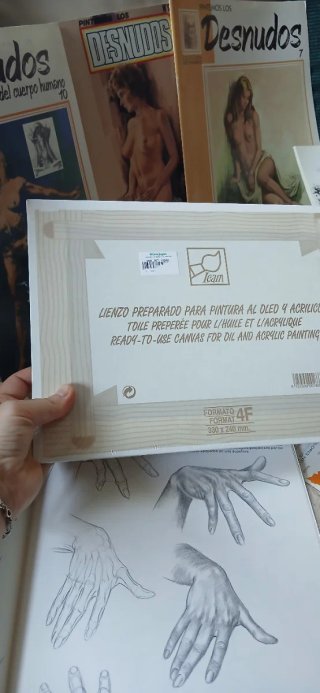 Lote para aprender dibujo artístico. Colección.