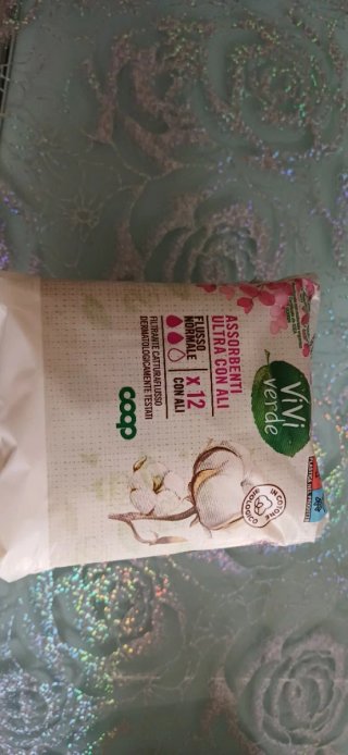2 Pacchi Assorbenti Vivi Verde Cotone Bio