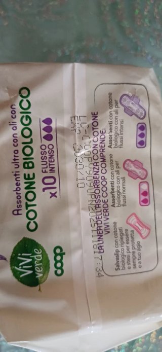 2 Pacchi Assorbenti Vivi Verde Cotone Bio