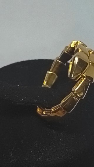 Anillo Serpiente Oro Hueco