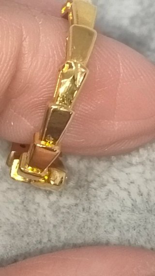 Anillo Serpiente Oro Hueco